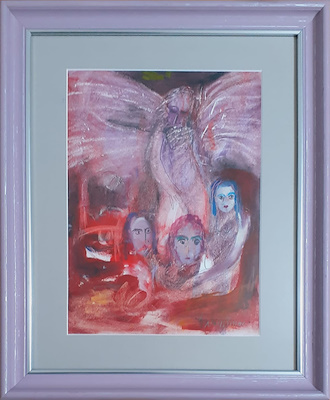 Nazmi Yılmaz imzalı tablo — Karışık Teknik, 25×35 cm, 5.000 TL müzayede satışı