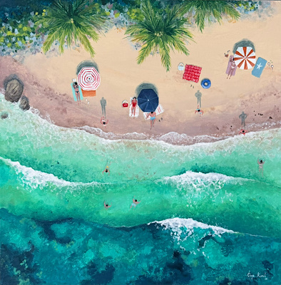 Özge Kıral imzalı tablo — Akrilik Boya, 40×40 cm, 12.000 TL müzayede satışı