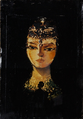 Şadan Bezeyiş imzalı tablo — Baskı, 50×35 cm, 35.000 TL müzayede satışı