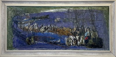 Mustafa Esirkuş imzalı tablo — Yağlı Boya, 51×116 cm, 625.000 TL müzayede satışı