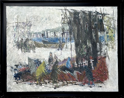 Mustafa Esirkuş imzalı tablo — Yağlı Boya, 90×116 cm, 400.000 TL müzayede satışı