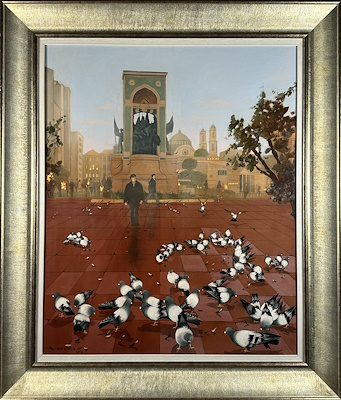 Faruk Cimok imzalı tablo — Yağlı Boya, 100×80 cm, 400.000 TL müzayede satışı