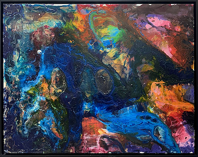 Ergin İnan imzalı tablo — Karışık Teknik, 180×142 cm, 2.200.000 TL müzayede satışı