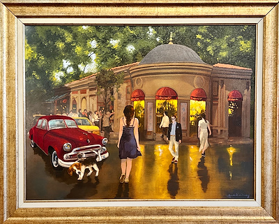 Faruk Cimok-Nişantaşı, 60x80 cm, Tuval Üzerine Yağlı Boya, İmzalı
