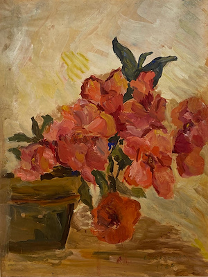Celal Esad Arseven imzalı tablo — Karışık Teknik, 28.5×21.5 cm, 7.500 TL müzayede satışı