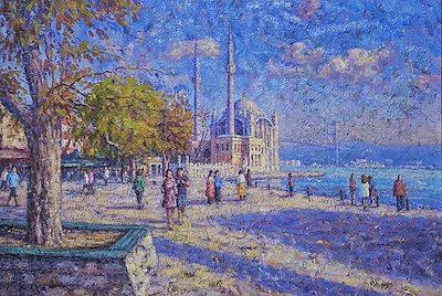 Selahattin Kara imzalı tablo — Yağlı Boya, 60×90 cm, 210.000 TL müzayede satışı