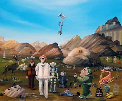 Neslihan Özgenç imzalı tablo — Yağlı Boya, 50×60 cm, 35.000 TL müzayede satışı