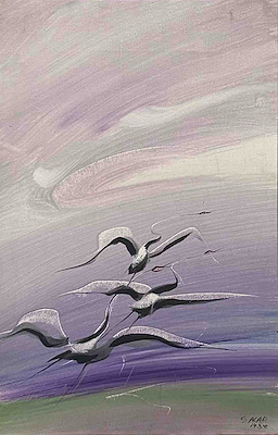 Salih Acar imzalı tablo — Yağlı Boya, 47×32 cm, 35.000 TL müzayede satışı