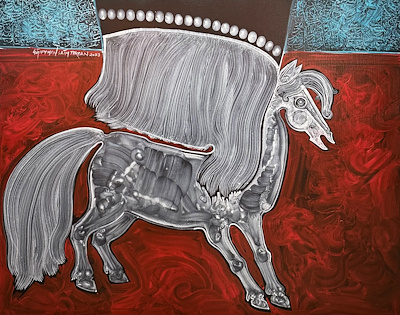 Süleyman Saim Tekcan imzalı tablo — Yağlı Boya, 80×100 cm, 275.000 TL müzayede satışı