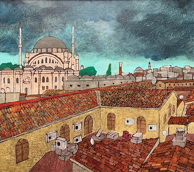 Muhsin Kut imzalı tablo — Yağlı Boya, 70×80 cm, 395.000 TL müzayede satışı