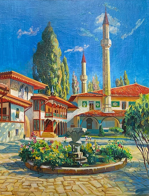 Emine Alieva imzalı tablo — Yağlı Boya, 64×49 cm, 9.000 TL müzayede satışı