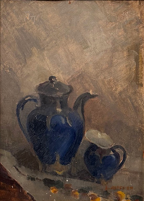 Celal Esad Arseven imzalı tablo — Yağlı Boya, 42×32 cm, 13.000 TL müzayede satışı