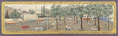Mehmet Pesen imzalı tablo — Yağlı Boya, 18×58 cm, 225.000 TL müzayede satışı