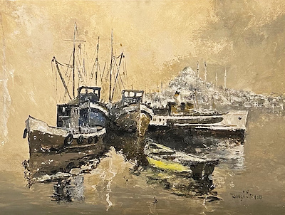 Remzi İren imzalı tablo — Yağlı Boya, 52×68 cm, 37.500 TL müzayede satışı