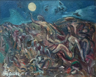 Şeref Bigalı imzalı tablo — Yağlı Boya, 33×41 cm, 52.500 TL müzayede satışı