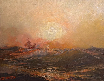 Diyarbakırlı Tahsin imzalı tablo — Yağlı Boya, 43×55 cm, 630.000 TL müzayede satışı
