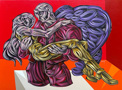 Erhan Lanpir imzalı tablo — Yağlı Boya, 50×70 cm, 42.500 TL müzayede satışı