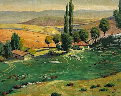 Ahmet Yakupoğlu imzalı tablo — Yağlı Boya, 24.5×30 cm, 37.500 TL müzayede satışı