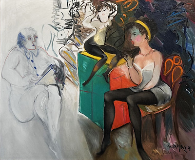 Mustafa Ayaz imzalı tablo — Yağlı Boya, 50×60 cm, 335.000 TL müzayede satışı