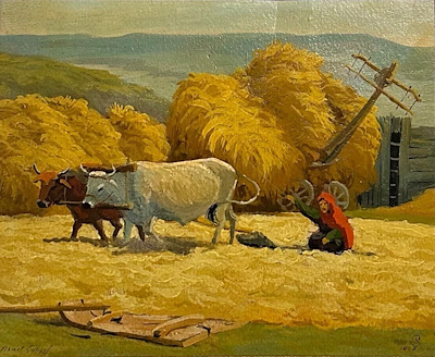 Ahmet Yakupoğlu imzalı tablo — Yağlı Boya, 24.5×30 cm, 40.000 TL müzayede satışı