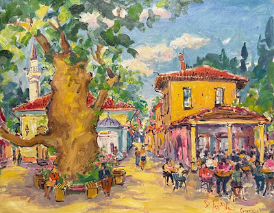 Ahmet Fazıl Aksoy imzalı tablo — Yağlı Boya, 50×65 cm, 92.500 TL müzayede satışı