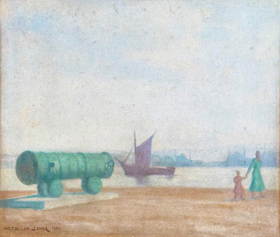 Ayetullah Sümer imzalı tablo — Yağlı Boya, 40×50 cm, 62.500 TL müzayede satışı