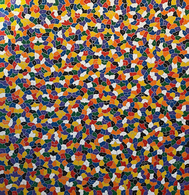 Ekrem Yalçındağ imzalı tablo — Yağlı Boya, 150×150 cm, 410.000 TL müzayede satışı