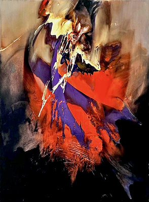 Serdar Leblebici imzalı tablo — Yağlı Boya, 130×100 cm, 100.000 TL müzayede satışı
