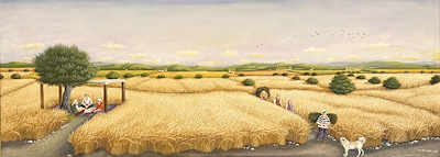 Sema Çulam imzalı tablo — Yağlı Boya, 60×140 cm, 325.000 TL müzayede satışı