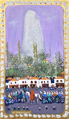 Mehmet Pesen imzalı tablo — Yağlı Boya, 28×19 cm, 77.500 TL müzayede satışı