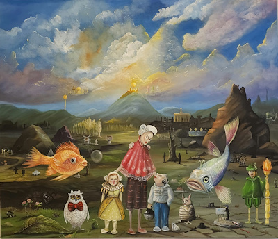 Neslihan Özgenç imzalı tablo — Yağlı Boya, 60×70 cm, 45.000 TL müzayede satışı