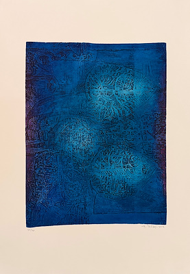Güngör İblikçi imzalı tablo — Gravür, 78×53 cm, 5.000 TL müzayede satışı