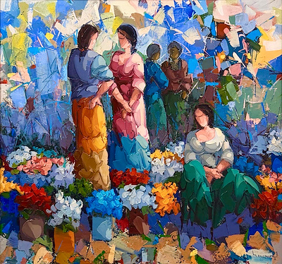 Saim Dursun imzalı tablo — Yağlı Boya, 80×90 cm, 440.000 TL müzayede satışı
