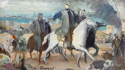 Cevat Dereli imzalı tablo — Yağlı Boya, 49×32 cm, 350.000 TL müzayede satışı