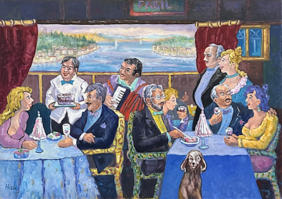 Halis Karakurt imzalı tablo — Yağlı Boya, 50×70 cm, 37.500 TL müzayede satışı