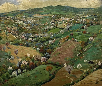Ahmet Yakupoğlu imzalı tablo — Yağlı Boya, 25×30 cm, 42.500 TL müzayede satışı
