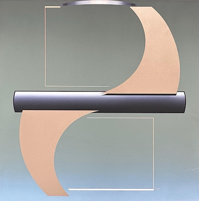 Haluk Özden imzalı tablo — Akrilik Boya, 117×117 cm, 85.000 TL müzayede satışı