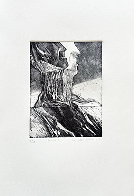 İnci Eviner imzalı tablo — Gravür, 39×26 cm, 28.500 TL müzayede satışı
