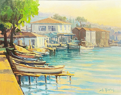 Ali Kartal imzalı tablo — Yağlı Boya, 50×70 cm, 37.500 TL müzayede satışı