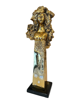 Erdinç Bakla imzalı tablo — 40×15 cm, 20.000 TL müzayede satışı