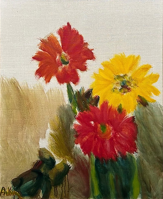 Adnan Varınca imzalı tablo — Yağlı Boya, 65×54 cm, 335.000 TL müzayede satışı