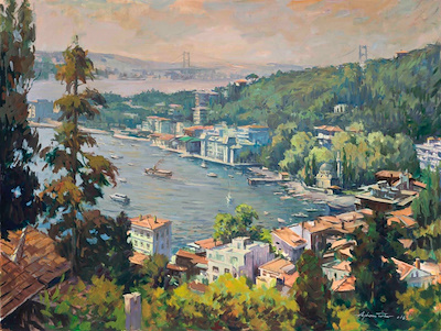 Ayhan Türker imzalı tablo — Yağlı Boya, 75×100 cm, 335.000 TL müzayede satışı