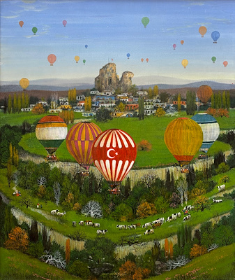Vahap Demirbaş imzalı tablo — Karışık Teknik, 60×50 cm, 90.000 TL müzayede satışı