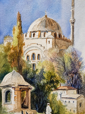 Nicolai Saraphanoff imzalı tablo — Yağlı Boya, 23×14 cm, 18.000 TL müzayede satışı