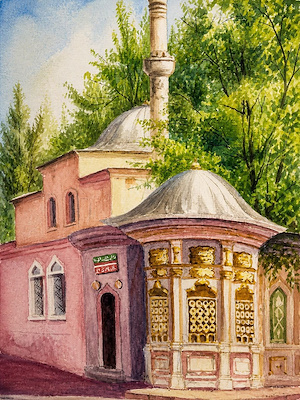 Nicolai Saraphanoff imzalı tablo — Yağlı Boya, 23×14 cm, 18.000 TL müzayede satışı