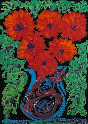 Jale Yılmabaşar imzalı tablo — Yağlı Boya, 70×50 cm, 57.500 TL müzayede satışı