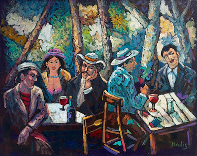 Halis Karakurt imzalı tablo — Yağlı Boya, 40×50 cm, 35.000 TL müzayede satışı