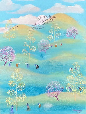 Mehmet Arpacık imzalı tablo — Yağlı Boya, 50×40 cm, 32.500 TL müzayede satışı