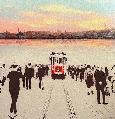 Serdar Okan imzalı tablo — Karışık Teknik, 120×120 cm, 15.000 TL müzayede satışı