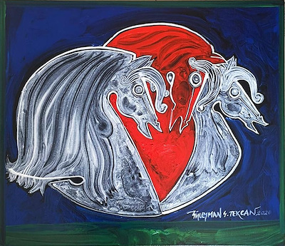 Süleyman Saim Tekcan imzalı tablo — Yağlı Boya, 50×60 cm, 255.000 TL müzayede satışı